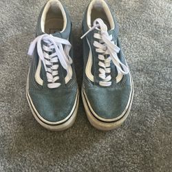 vans dusty blue
