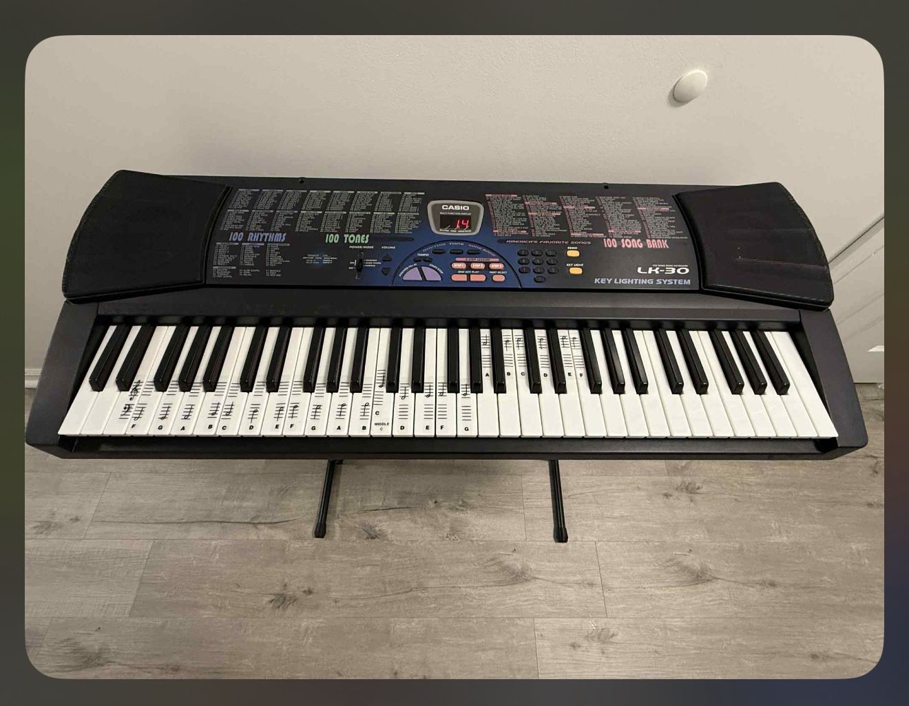 Casio LK-30 Key Lighting System