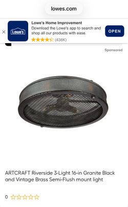 Matte black industrial Ceiling fixture