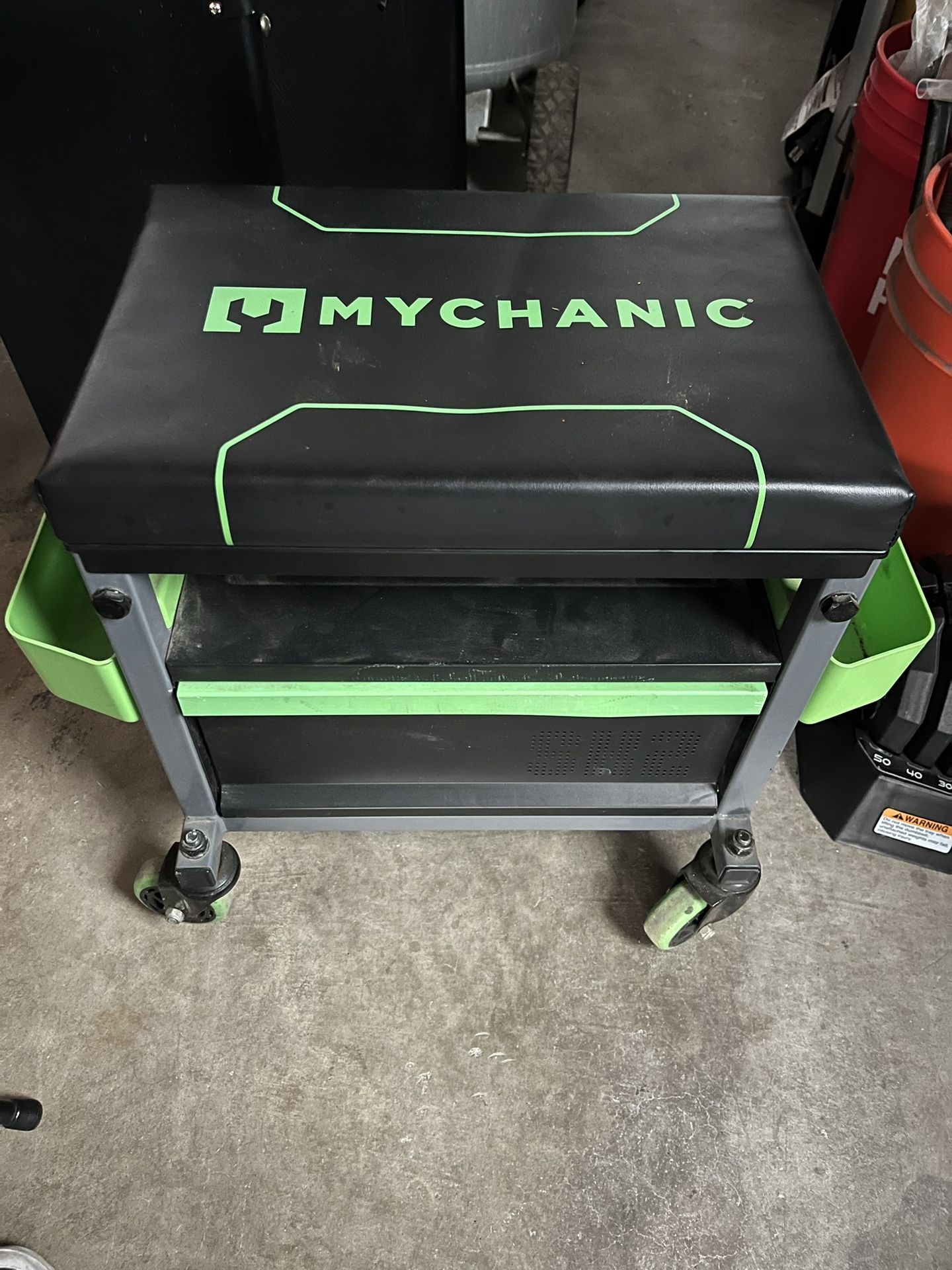 Mechanic Seat Creeper With Storage