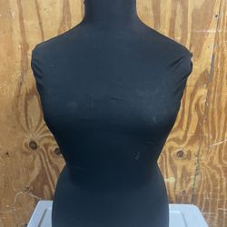 Mannequin Half Female Torso,  Nylon Covering Preowned Good Pin-able. Used in good condition. 