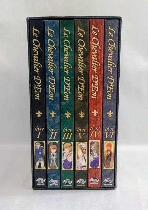 Le Chevalier D'Eon Anime - Vol 1,2,3,4,5,6 - Complete Art Box DVD Collection 