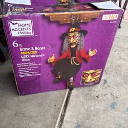 6ft  Grave And Bones Witch