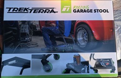 Rolling Garage Stool