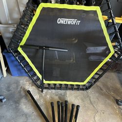 ONETWOFIT Exercise Trampoline