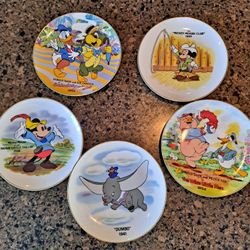Disney Commerative Plates