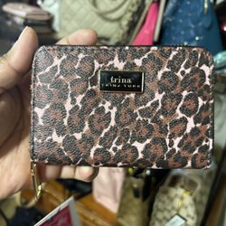 Trina Turk Cheetah Print Wallet With Box