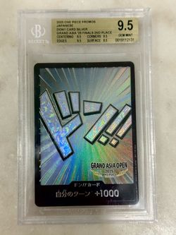 One Piece BGS 9.5 True Gem Asian Grand Open Finals 2nd Place Prize