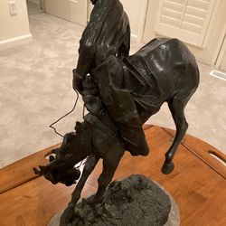 Frederic Remington Bronco Buster Statue 