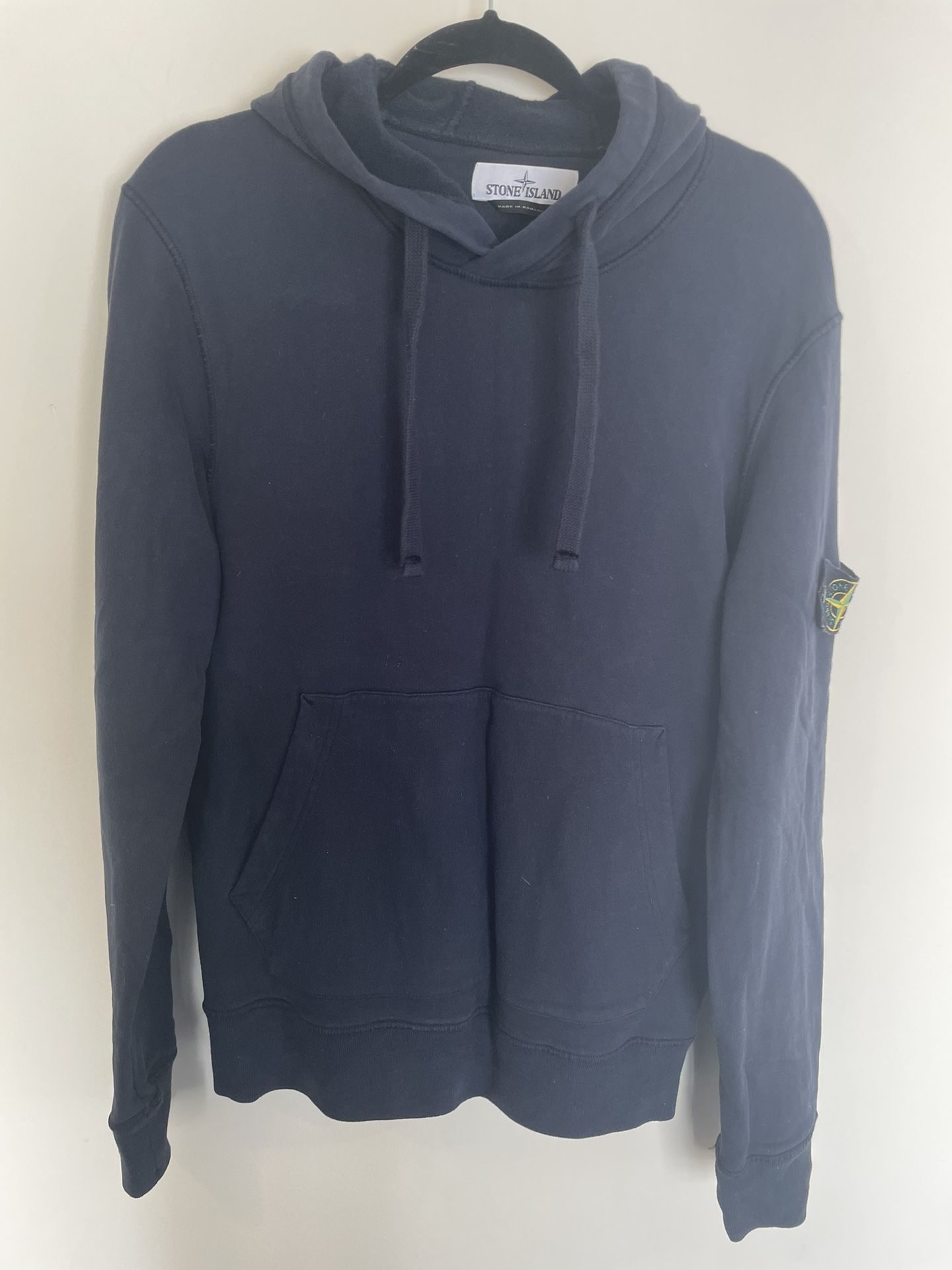Stone Island Hooded Sweatshirt Navy Sz S