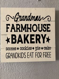 Wood sign