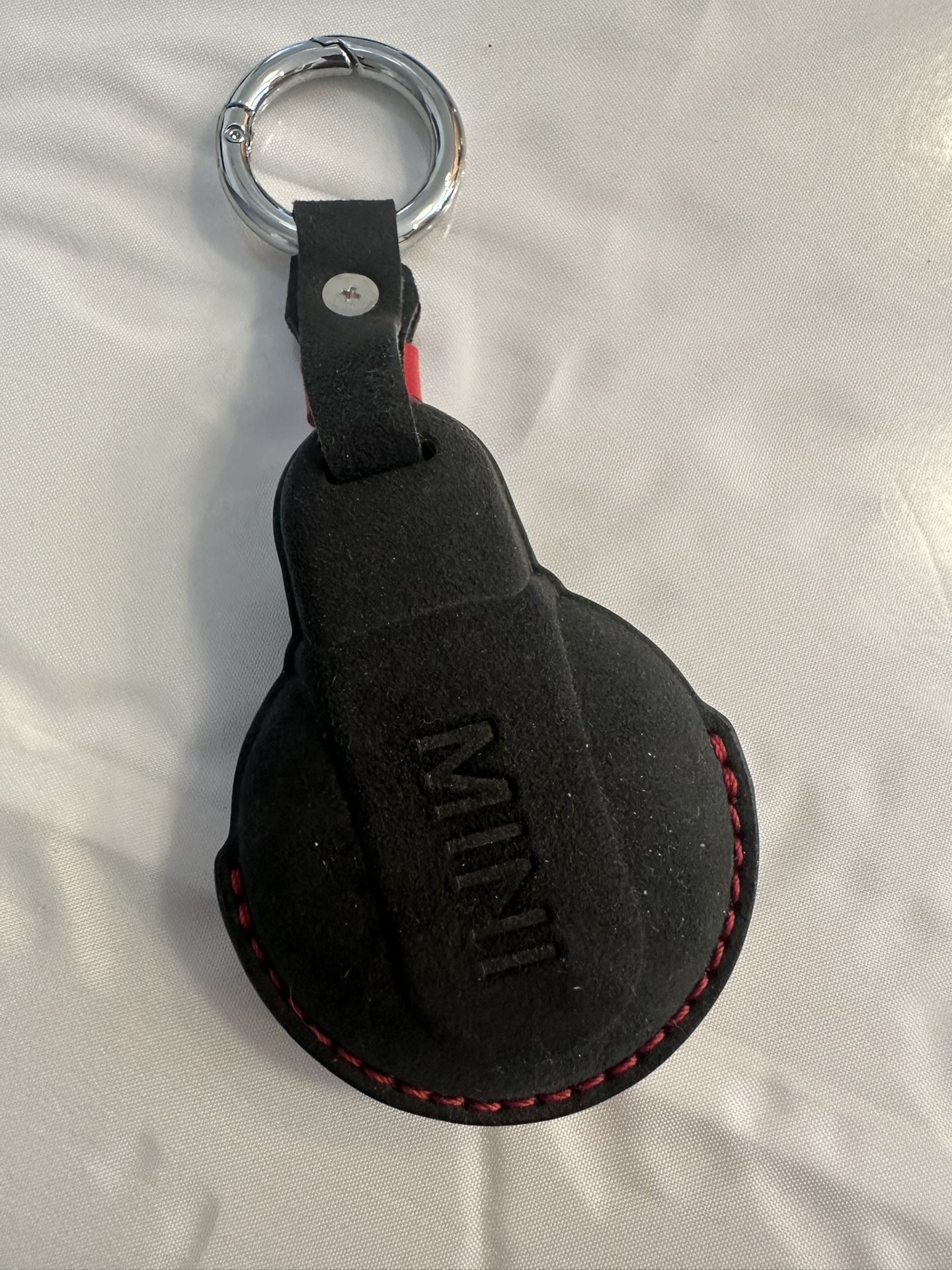 Premium Alcantara Leather Key Fob Cover Case For Mini Cooper S JCW Custom Made