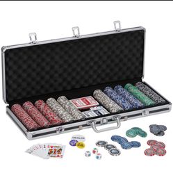 Poker/Texas Hold’em Chips Set W/case