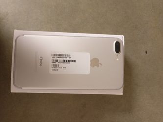 iPhone 7 plus silver factory unlocked
