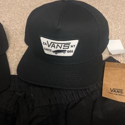 Vans Shorts and Hat