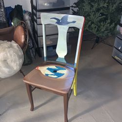 Hand Painted Chair