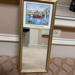 The Swan Boats Of Boston Art/Mirror - 16.5x7.5