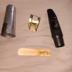 Vandoren Paris 9 Alto Saxophone Mouthpiece & Original Metal Cap. 