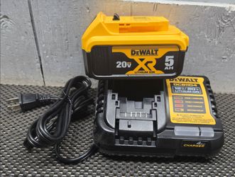 Dewalt  battery  and  charger