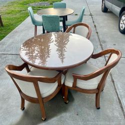 Mcm table and chairs u-pick