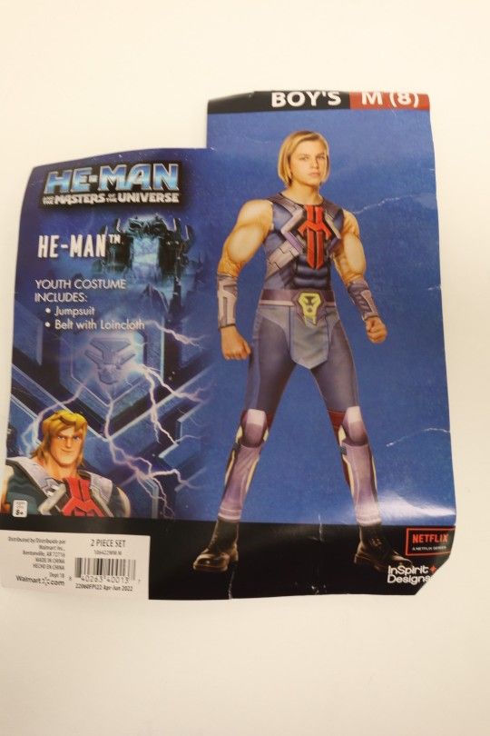 He Man MASTERS OF THE UNIVERSE BOYS HALLOWEEN COSTUME FOR SALE