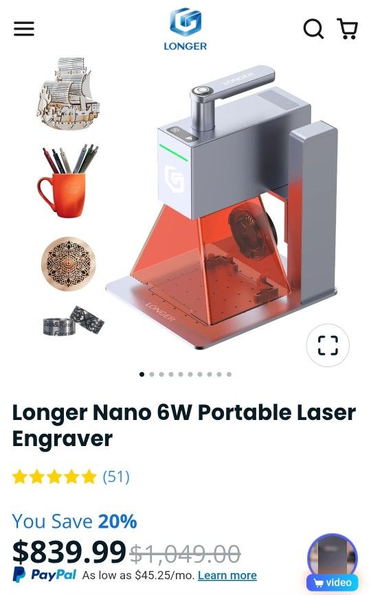 Portable Laser Engraver $600 OBO