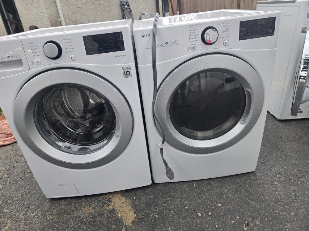 Lg Washer And Dryer Set Electric Lavadora Y Secadora