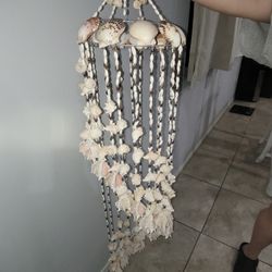 Seashell Wind Chime Decoration Large Conchas 