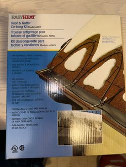 Easy Heat ADKS800 L De-Icing Cable For Roof and Gutter 160 ft