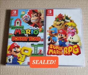 Nintendo Switch Mario Games ($65 for both)