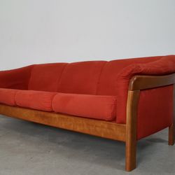 Vintage Danish Modern Style Teak Sofa 