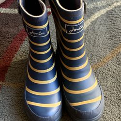 Joules Rain Boots Size 11C 