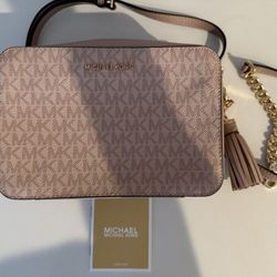 Michael Kors Ginny Medium Logo Crossbody Bag