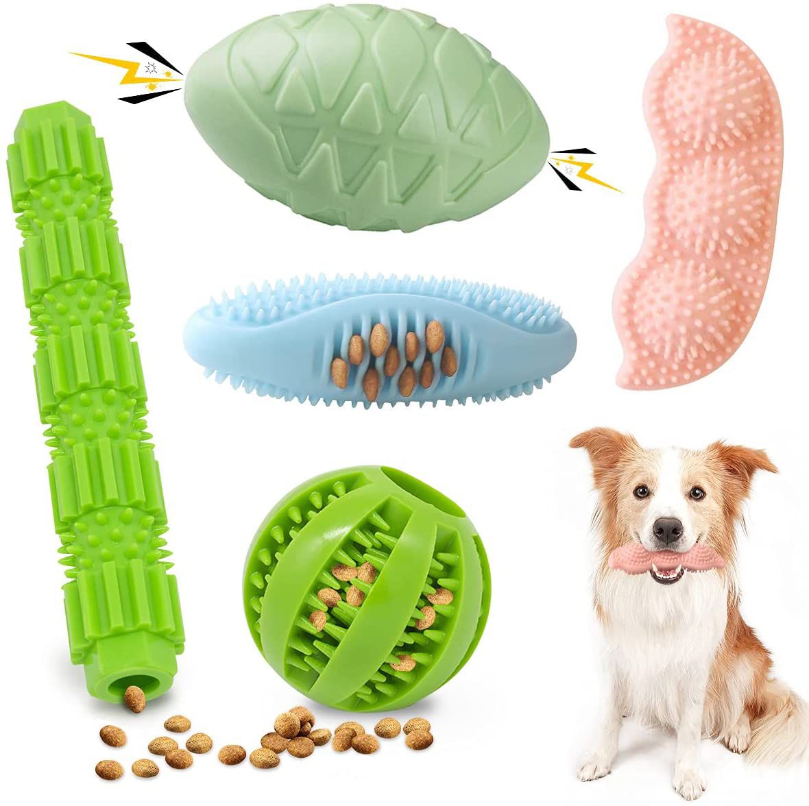 5Pack Puppy Teething Chew Toys