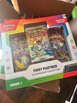 10 X Pokémon First Partner Illustration Collection Series 1