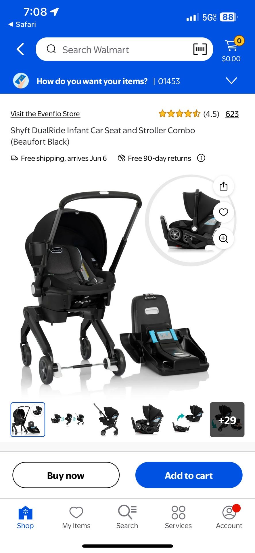 Car Seat And Stroller
