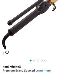Paul Mitchell Pro Tools Express Gold Curl Marcel Titanium Curling Iron, Fast-Heating to Create a Variety of Curls, 1" barrel