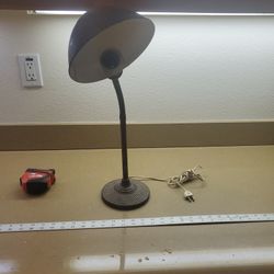 Antique Cast Iron Table Lamp