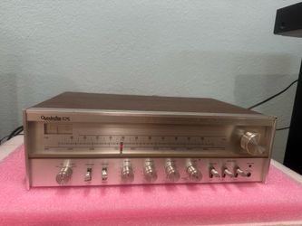 QUADRAFLEX 575 AM FM STEREO RECEIVER WOOD CASE