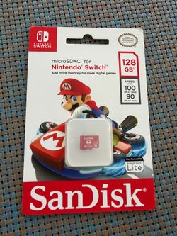 Sandisk MicroSDXC for Nintendo Switch 128GB