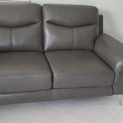 Two Set Leather Couches 