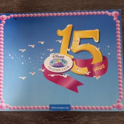 A Disney's Collectors Dream!!  The DISNEY VACATION CLUB 15TH ANNIVERSARY COMMEMORATIVE  GICLEE  Print With Coa In ORIGINAL BOX.