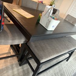 bar height dining table