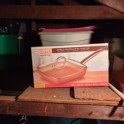 Parini Copper 9 And 1/2 Square Pan 