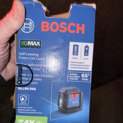 Bosch VisLine 65'self Leveling Cross Line Laser