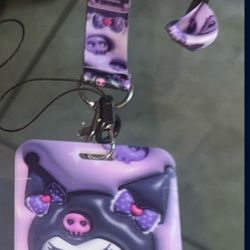 Kuromi Id Lanyards