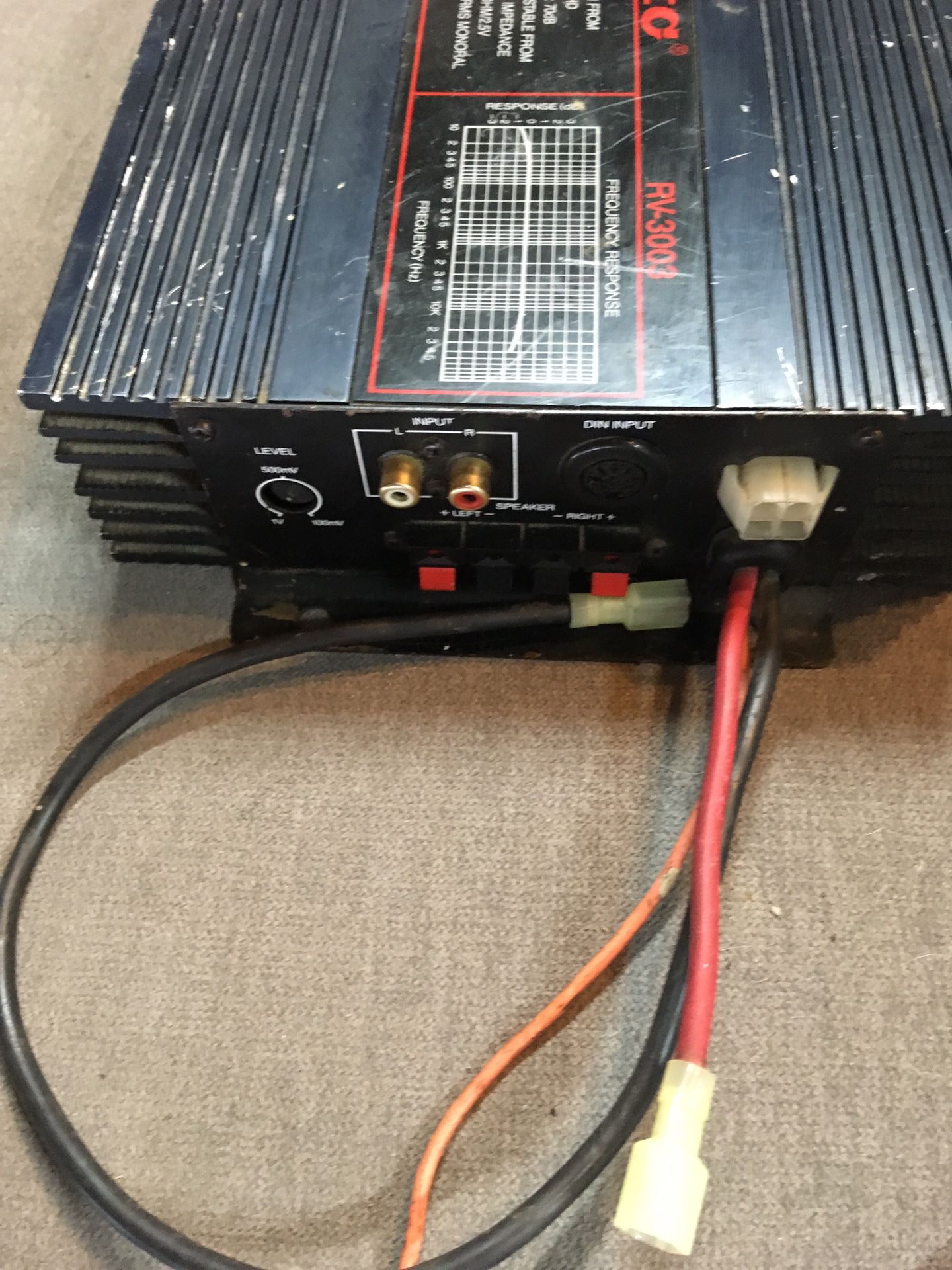 Unic car Audio amplifier 2 channels or mono set up 150+150 Power