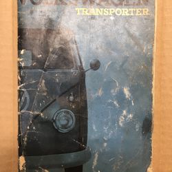 1962 Volkswagen Transporter FACTORY ORIGINAL OWNERS MANUAL - VW BUS