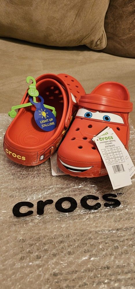 Lightning McQueen Crocs For Sale Sz.13 Red Yellow Retro White Air Jordan OG White Cement Chicago Lost & Found 1 2 3 4 5 6 7 8 10 11 12 14,All Products : American Fashion Style Bags On Sale