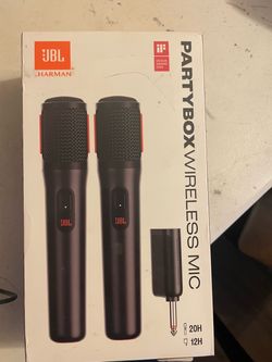 jbl partybox wireless mic
